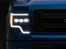 Cargar imagen en el visor de la galería, Raxiom 09-14 Ford F-150 CXR Series LED Projector Headlights- Black Housing- Clear Lens