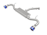 aFe Takeda 2.5in 409 SS Axle-Back Exhaust System Blue Flame 18-20 Hyundai Elantra GT L4-1.6L(t)