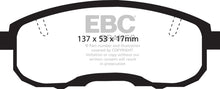 Cargar imagen en el visor de la galería, EBC 95-99 Infiniti I30 3.0 Ultimax2 Front Brake Pads