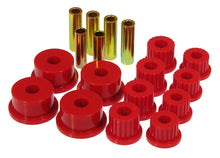 Cargar imagen en el visor de la galería, Prothane 94-01 Dodge Ram 2/4wd Rear Spring &amp; Shackle Bushings - Red