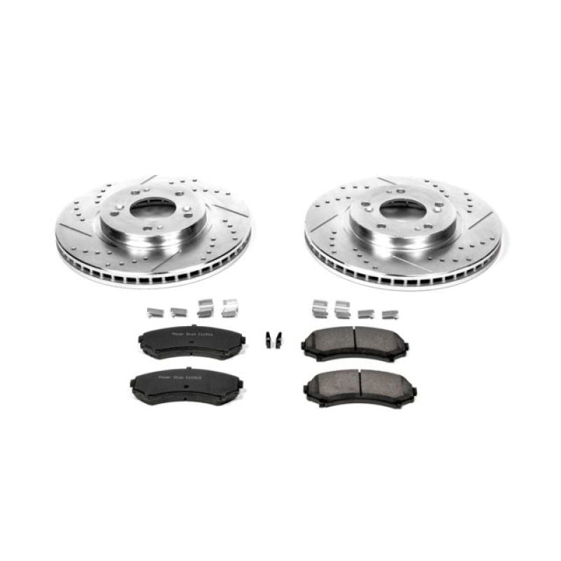 Power Stop 04-11 Mitsubishi Endeavor Front Z23 Evolution Sport Brake Kit