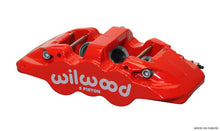 Cargar imagen en el visor de la galería, Wilwood Caliper-Aero6-L/H - Red 1.62/1.12/1.12in Pistons 1.25in Disc