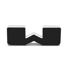 Cargar imagen en el visor de la galería, ORACLE Lighting Universal Illuminated LED Letter Badges - Matte Blk Surface Finish - W