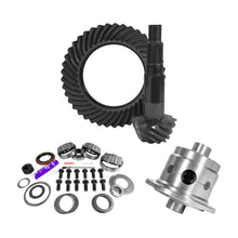 Cargar imagen en el visor de la galería, Yukon Gear 11.25in Dana 80 3.54 Rear Ring &amp; Pinion Install Kit 35 Spline Positraction 4.125in BRG