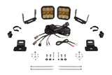 Diode Dynamics 17-24 Can-Am Maverick X3 SS5 Stage Series Ditch Light Kit - Pro Yellow Combo