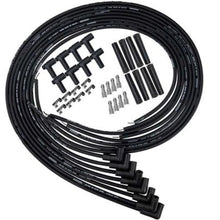 Cargar imagen en el visor de la galería, Moroso Universal 90 Degree Plug Ends Black Ultra 40 Wire Set &amp; Coil Pack Kit