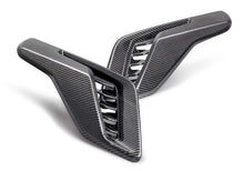 Cargar imagen en el visor de la galería, Ford Racing 21-24 F-150 Raptor Carbon Fiber Fender Vent Set - Gloss