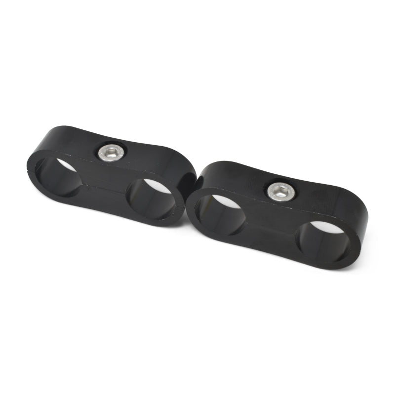 Russell Hose Separator For -12 Braided Hose Black Anodize (2 Pack)