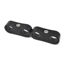 Cargar imagen en el visor de la galería, Russell Hose Separator For -12 Braided Hose Black Anodize (2 Pack)
