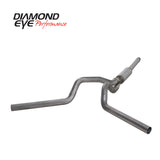 Diamond Eye KIT 4in Catback DUAL SS: 94-97 FORD 7.3L F250/F350 PWRSTROKE