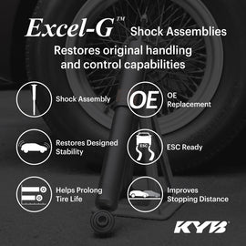 KYB 10-16 Buick LaCrosse / 11-17 Buick Regal / 14-20 Chevrolet Impala Shock Assembly - Rear Right