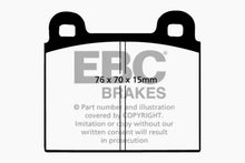 Cargar imagen en el visor de la galería, EBC 68-72 Alfa Romeo 1750 1.75 Ultimax2 Front Brake Pads