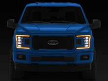 Cargar imagen en el visor de la galería, Raxiom 18-20 Ford F-150 CXR Series LED Headlights with Amber DRL- Black Housing- Clear Lens