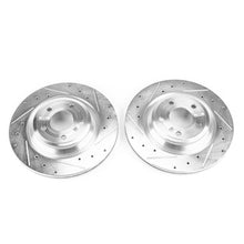 Cargar imagen en el visor de la galería, Power Stop 15-16 Mercedes-Benz SL400 Rear Evolution Drilled &amp; Slotted Rotors - Pair