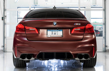 Cargar imagen en el visor de la galería, AWE Tuning 18-19 BMW M5 (F90) 4.4T AWD SwitchPath Axle-back Exhaust - Diamond Black Tips