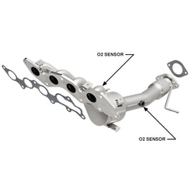 MagnaFlow Direct Fit Catalytic Converter 10-13 Mazda 3 2.0L Manifold
