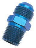Russell Performance -16 AN to 3/4in NPT Straight Flare to Pipe (Blue)