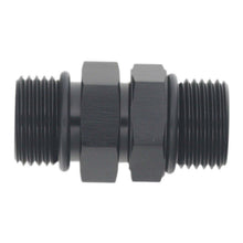 Cargar imagen en el visor de la galería, DeatschWerks 8AN ORB Male to 8AN ORB Male Swivel Adapter - Anodized Matte Black