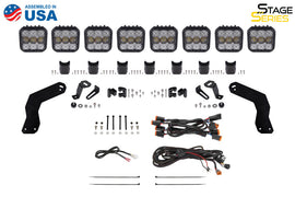 Diode Dynamics 17-24 Can-Am Maverick X3 Stage Series Roof Bracket Kit