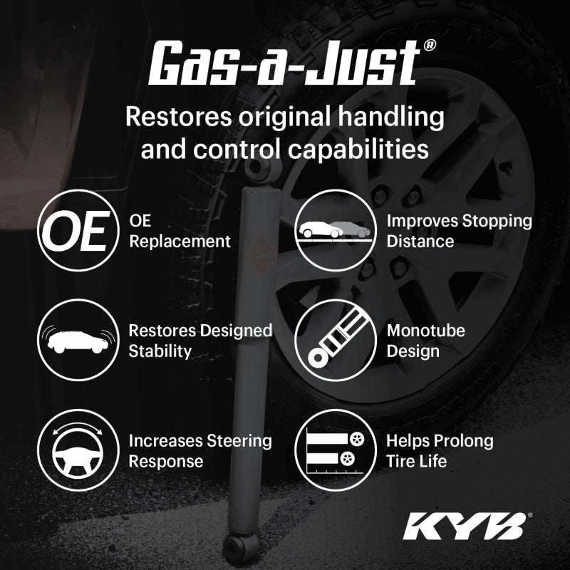 KYB 13-20 Lexus GS350 AWD Gas-A-Just Monotube Shock - Rear