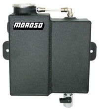 Cargar imagen en el visor de la galería, Moroso Universal Dual Coolant Expansion/Recovery Catch Tank - Black Powder Coat