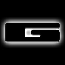 Cargar imagen en el visor de la galería, ORACLE Lighting Universal Illuminated LED Letter Badges - Matte Blk Surface Finish - G