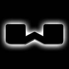 Cargar imagen en el visor de la galería, ORACLE Lighting Universal Illuminated LED Letter Badges - Matte Blk Surface Finish - W