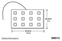 Cargar imagen en el visor de la galería, Diode Dynamics LED Board SMD12 - Red (Single)