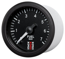 Cargar imagen en el visor de la galería, Autometer Stack 52mm 0-7 Bar M10 Male Pro Stepper Motor Fuel Pressure Gauge - Black