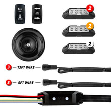 Load image into Gallery viewer, XK Glow ATV UTV Standard DOT Street Legal Conversion Signal/Horn Kit - 2 White 2 Red 2 Amber Pods