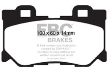 Cargar imagen en el visor de la galería, EBC 2013+ Infiniti Q50 Hybrid 3.5L Hybrid Sport Ultimax2 Rear Brake Pads