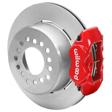 Cargar imagen en el visor de la galería, Wilwood Chevy Monte Carlo Forged 4 Piston DynaPro Red Caliper HP32 VV Plain Rotor - 11.00x0.81