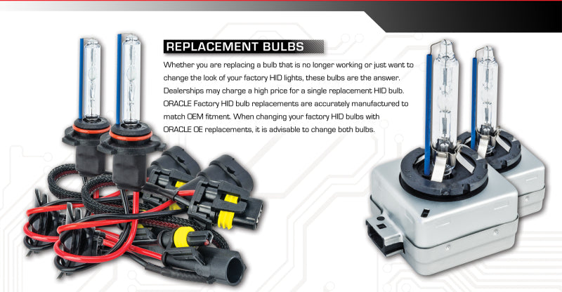 Oracle D4R Factory Replacement Xenon Bulb - 10000K