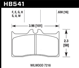 Hawk Wilwood DTC-70 Brake Pads
