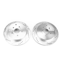 Cargar imagen en el visor de la galería, Power Stop 09-13 Suzuki Grand Vitara Rear Evolution Drilled &amp; Slotted Rotors - Pair