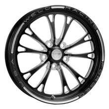 Cargar imagen en el visor de la galería, Weld V-Series 1-Piece 17x4.5 / 5x120 BP / 2.25in. BS Black Wheel - Non-Beadlock