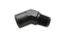 Load image into Gallery viewer, Vibrant 3/8in NPT Female to Male 45 Degree Pipe Adapter Fitting