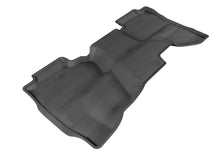 Cargar imagen en el visor de la galería, 3D MAXpider 2014-2019 Chevrolet/GMC Silverado Double Cab Kagu 2nd Row Floormats - Black