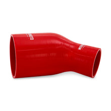 Cargar imagen en el visor de la galería, Mishimoto Silicone Reducer Coupler 45 Degree 2.5in to 4in - Red