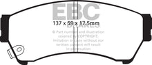 Cargar imagen en el visor de la galería, EBC 06-09 Ford Fusion 2.3 Yellowstuff Front Brake Pads