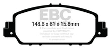 Cargar imagen en el visor de la galería, EBC 13-15 Honda Accord Coupe 3.5L Front Bluestuff Brake Pads