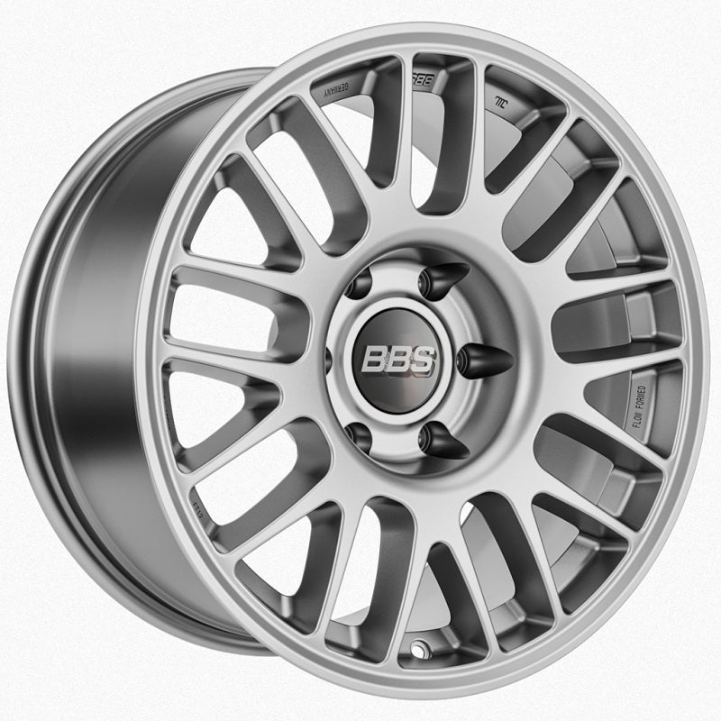 BBS TS-M 20x9in - 5x130 - 84.1 CB - ET25 - Satin Silver Wheel