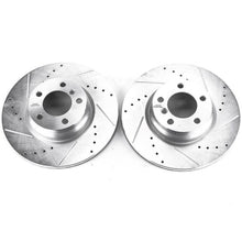 Cargar imagen en el visor de la galería, Power Stop 14-15 BMW 228i Front Evolution Drilled &amp; Slotted Rotors - Pair