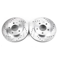 Cargar imagen en el visor de la galería, Power Stop 02-07 Buick Rendezvous Front Evolution Drilled &amp; Slotted Rotors - Pair