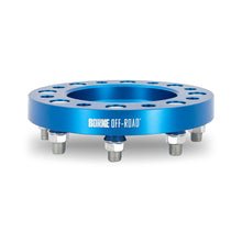 Load image into Gallery viewer, Mishimoto Borne Off-Road Wheel Spacers 8X165.1 121.3 45 M14 Blu