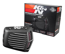 Cargar imagen en el visor de la galería, K&amp;N Street Metal Intake System for 08-16 Harley Davidson Touring Models - Shaker Black