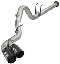 Cargar imagen en el visor de la galería, aFe Power 11-14 Ford F250/F350 6.7L Diesel Rebel XD 4in 409 SS DPF-Back Exhaust System - Black Tips