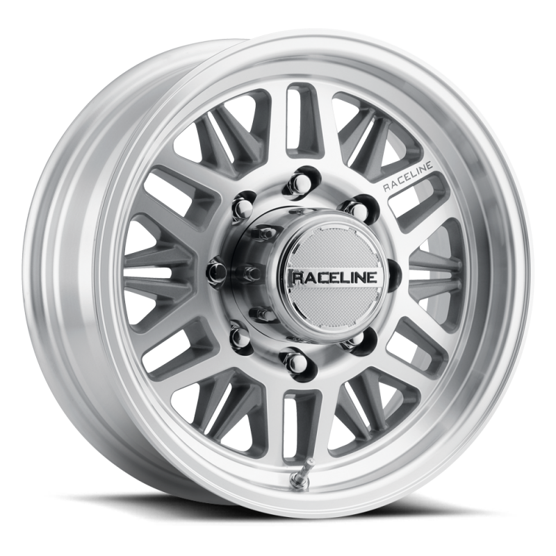Raceline 451MC Ryno TR Trailer 15x5in / 5X4.5 BP / 0mm Offset / 3.19mm Bore - Machined CC