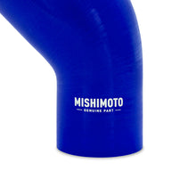 Load image into Gallery viewer, Mishimoto Silicone Reducer Coupler 45 Degree 2.5in to 4in - Blue