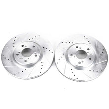 Cargar imagen en el visor de la galería, Power Stop 07-13 Acura MDX Front Evolution Drilled &amp; Slotted Rotors - Pair